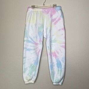 Made Official sweatpants tie dye medium women’s soft pastel